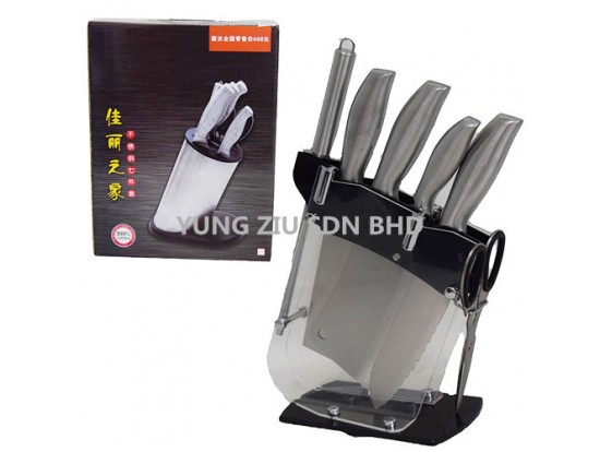 7PCS STAINLESS STEEL KNIFE SET